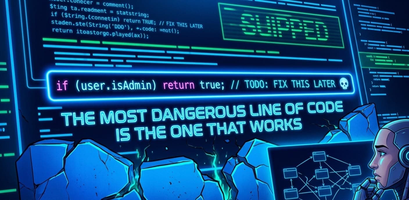 The Most Dangerous Line of Code Is the One That Works